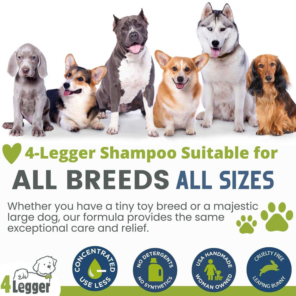 Certified Organic Hypoallergenic Dog Shampoo with Aloe and Lemongrass B58561