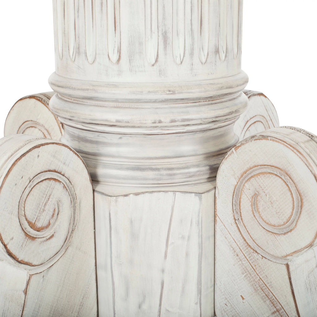 Antique White Foldable Leaf Dining Table Z2991