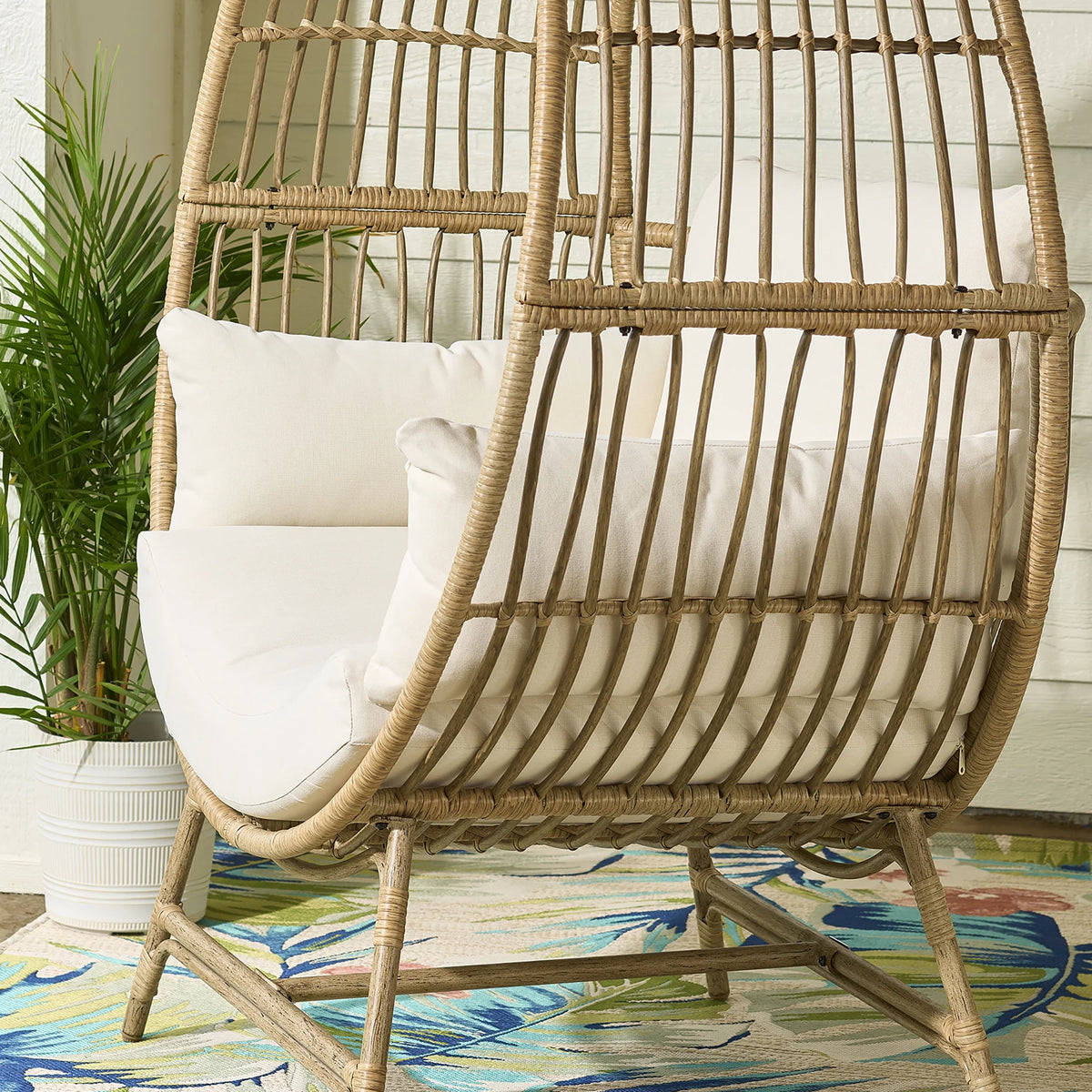 Round Wicker Outdoor Egg Chair Z740