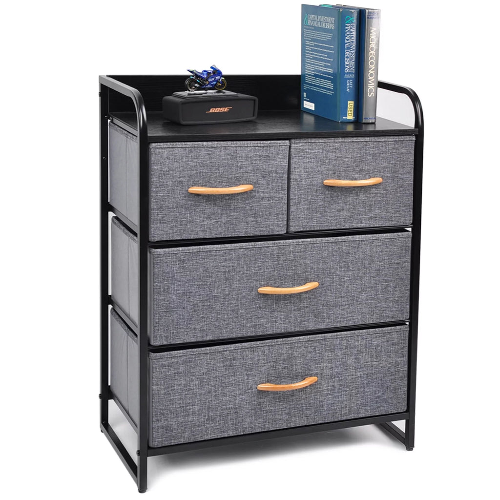 5 Drawer Fabric Dresser Storage Tower Cabinet O23017