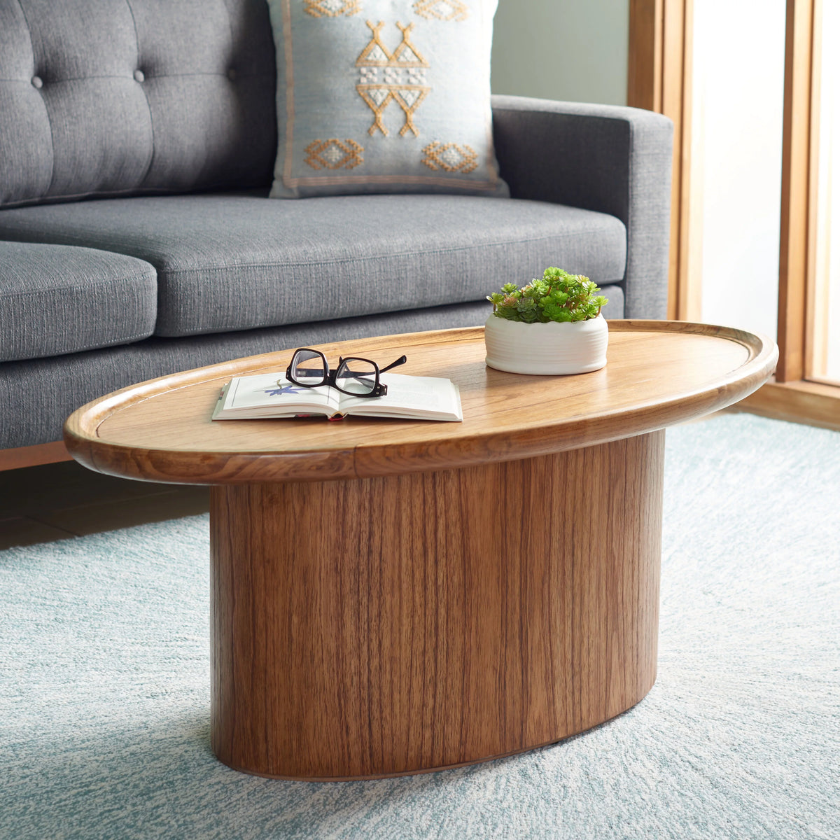 3 Shelf Gold Glass Coffee Table L29435