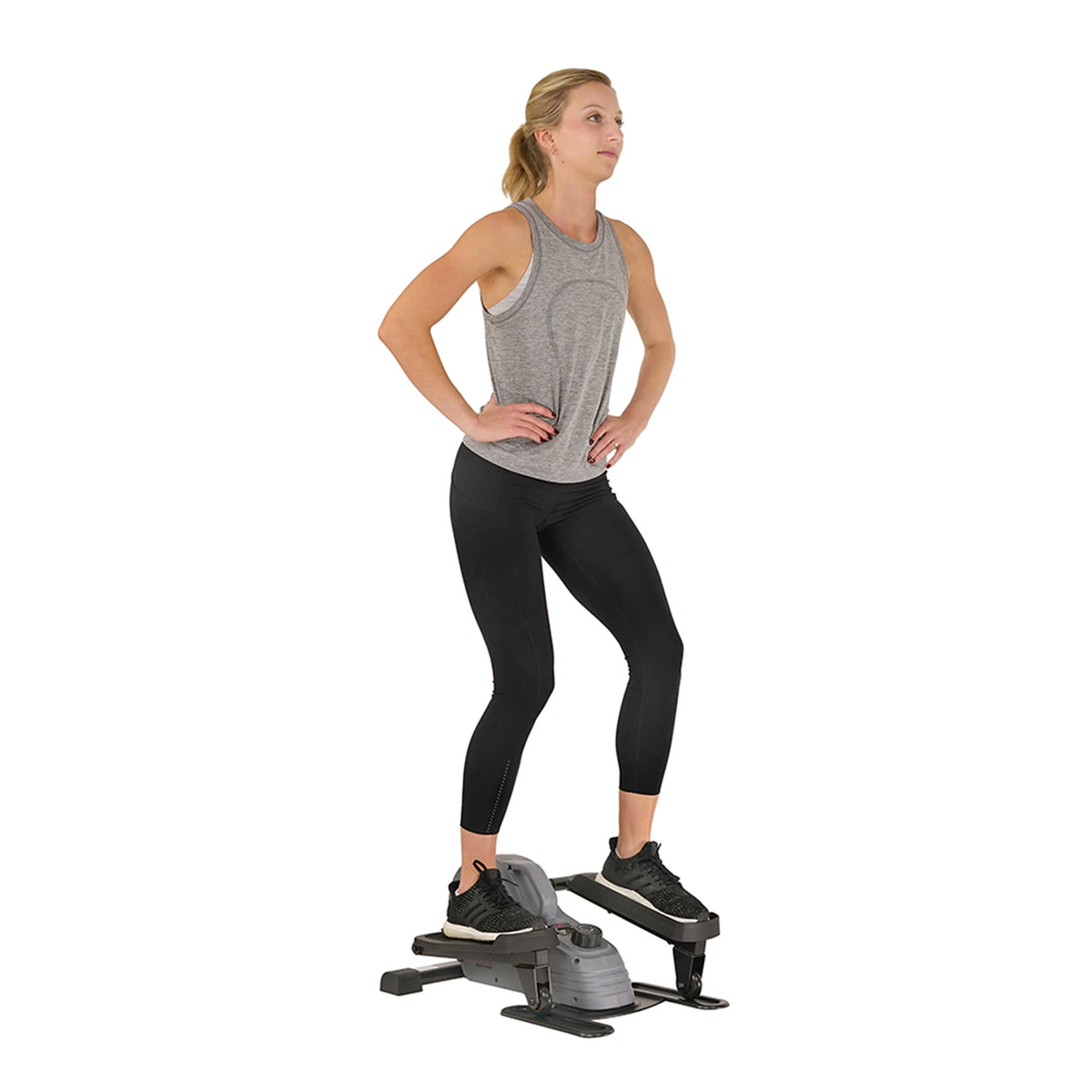 Compact Magnetic Standing Elliptical Machine with Handlebars Q656