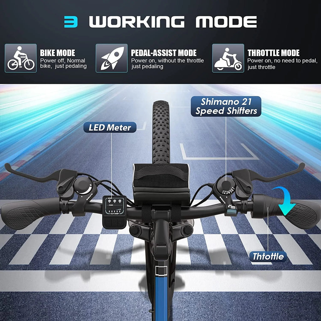 Folding Electric Bike 500W 26 Y35393
