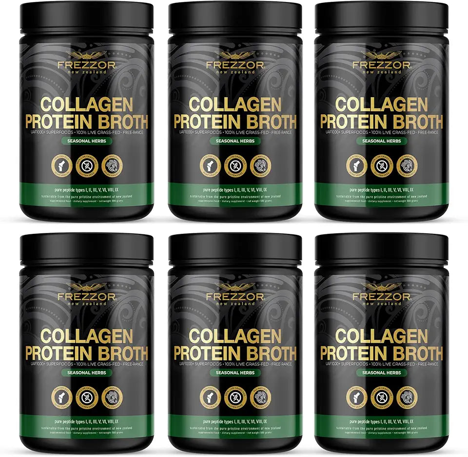 Grass-Fed Collagen Protein Bone Broth 3600g 6 Jars M58866