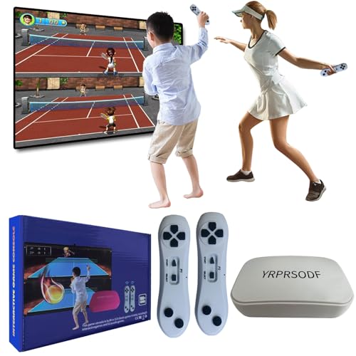 Grey TV Game Console with 2.4G Wireless Gamepad E637203