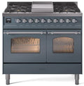 Blue Grey Dual Fuel Natural Gas Range H799698