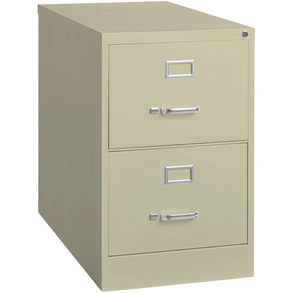 25" 2-Drawer Metal Legal Width Vertical File Cabinet in Beige P549