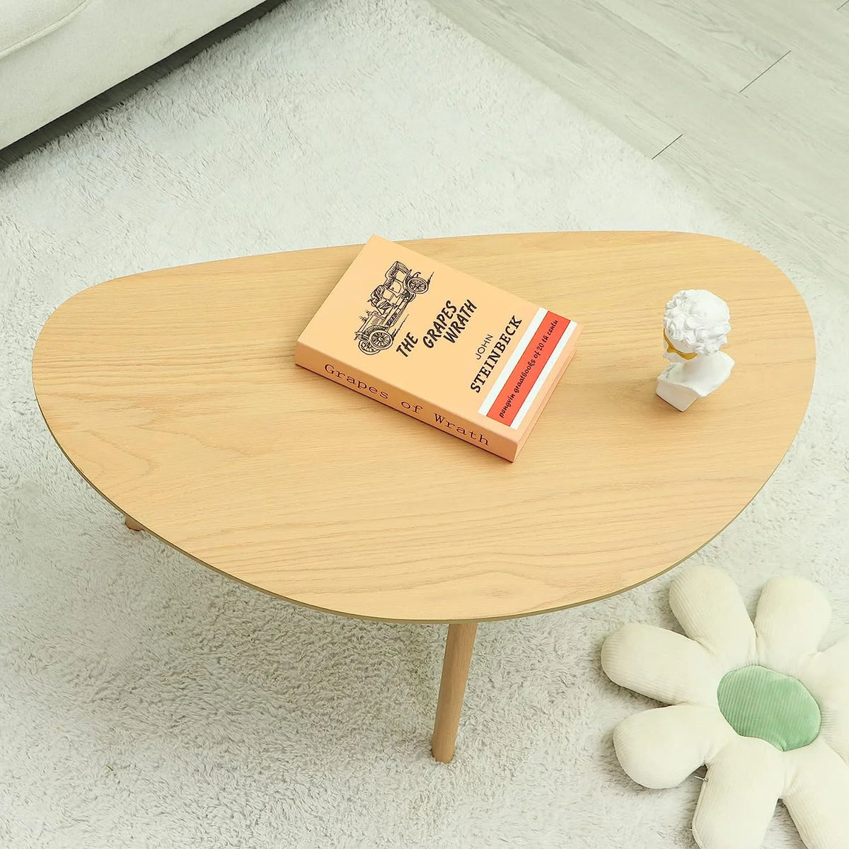 Small Black Oval Coffee Table U340958