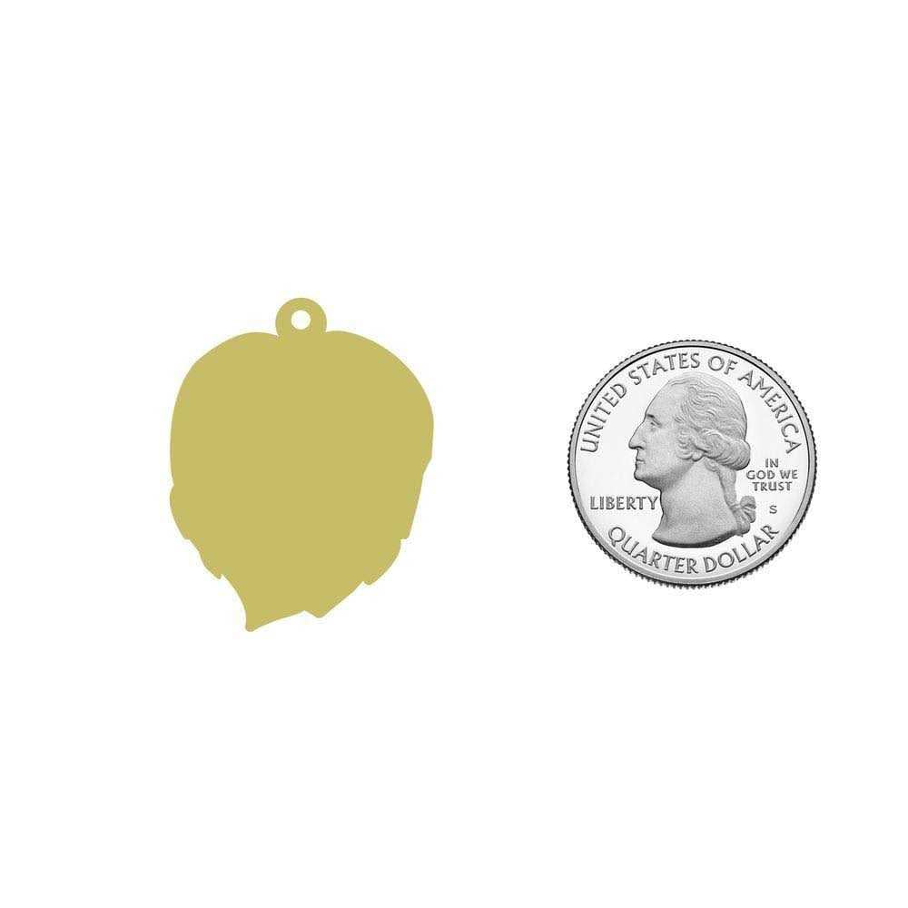 Monstera Leaf Personalized Dog & Cat ID Tag S183