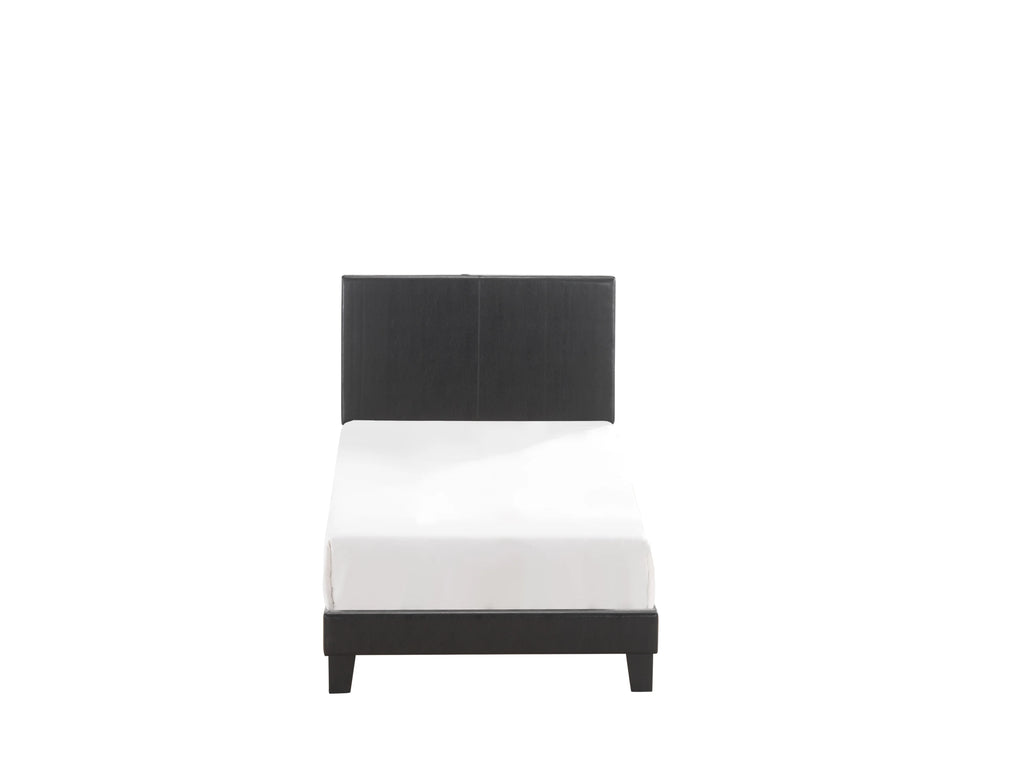 Black Queen Platform Bed L8248